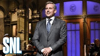 Steve Carell Returns to SNL Monologue  SNL [upl. by Sabec738]