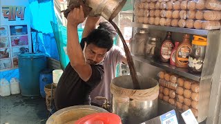 Famous Hyderabadi Irani Chaiwala  Over 16 Flavors of Tea  Indian Street Food [upl. by Henrieta570]