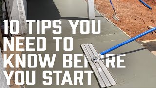 DIY Concrete Slab  How to get started [upl. by Borries]