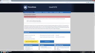 Enrolling in Classes Using LionPATH [upl. by Dorman]