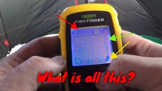 Lucky Sonar Fish Finder How To Use It [upl. by Hgierb]