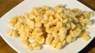 Spätzle  Knöpfli selbst gemacht  Rezept Video  Anleitung [upl. by Svensen]