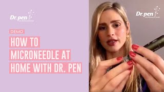 How to Microneedle at Home with the Dr Pen M8 [upl. by Schechter]