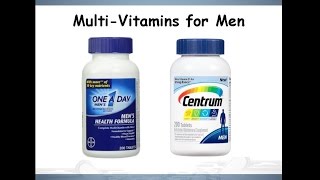 One A Day® Men’s Health Formula vs Centrum® Men [upl. by Plerre876]