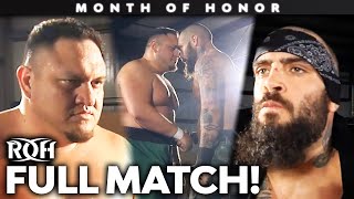 Jay Briscoe vs Samoa Joe ROH World Championship FULL MATCH ROH Supercard of Honor IX [upl. by Llewen43]