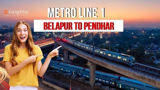 Navi Mumbai Metro Line 1 Explained [upl. by Bertolde]