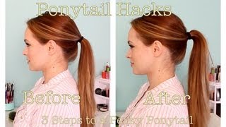 3 Ways To Get A Perky Ponytail [upl. by Aeynod]