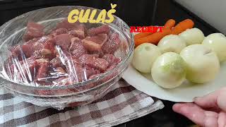 GULAŠ RECEPT  Kako se pravi gulaš  312 [upl. by Ragg860]