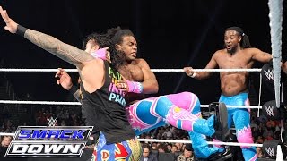 Dolph Ziggler amp The Usos vs The New Day SmackDown Jan 21 2016 [upl. by Blandina]