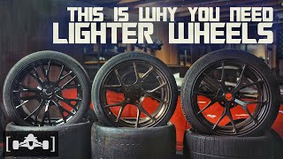 Unsprung Weight and Acceleration  Why You Should Buy Lighter Wheels [upl. by Sheffie771]