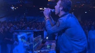 Coldplay  Clocks Live on Letterman [upl. by Herzen]