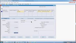 How to Create Invoice and Approve in Oracle R12 Apps [upl. by Nahsor559]