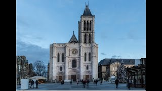 CathédraleBasilique de SaintDenis  présentation des 5 cloches et sonnerie au pied du bourdon [upl. by Rhett]