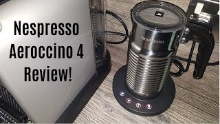 Nespresso Aeroccino 4 Milk Frother Review  Worth upgrading from the Aeroccino 3 [upl. by Pomona]