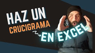 Hacer un CRUCIGRAMA en Excel [upl. by Doll]