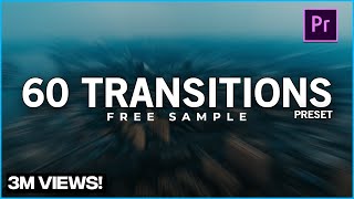 60 Free Smooth Transitions for Adobe Premiere Pro [upl. by Eiser385]