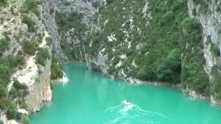 2014 Lac de St Croix en Gorges du Verdon Frankrijk [upl. by Lukin282]