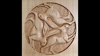 How to Carve the 3 Hares Relief [upl. by Alleira]