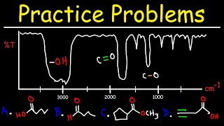 IR Spectroscopy  Practice Problems [upl. by Pentheam]