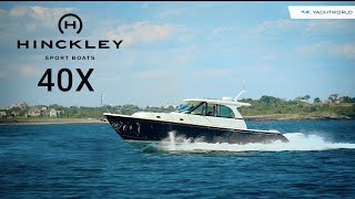 2020 Hinckley 40X Sport Boat with Mike Arieta  YachtWorld [upl. by Dareece613]