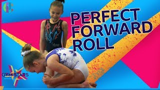 How to Forward Roll  Gymnastics Tutorial [upl. by Yssirc]