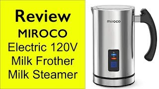 Review Miroco Milk Frother  How to make froth milk at home [upl. by Ahsyak]