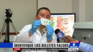 ¡Ojo con los billetes falsos así los puede identificar [upl. by Skylar]