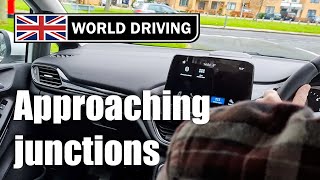 How to approach junctions in a manual car  UK driving lesson [upl. by Macgregor]