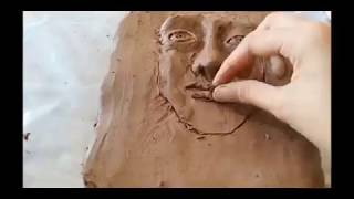 How to make Relief Sculpture in Clay  Relief Sculpting [upl. by Zaslow733]