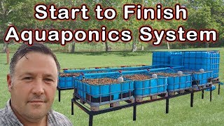 AQUAPONICS  Step by Step Instructions  From Start to Finish [upl. by Bronson]