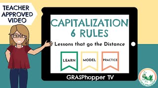 Capitalization Rules for Kids  6 Capital Letter Rules in English Teaching Video [upl. by Nyleikcaj286]