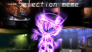 Selection meme  Ft michael afton  fnaf  gachaclub  BLOOD WARNING [upl. by Coriss354]