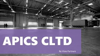 APICS CLTD course for Logistics Transportation and Distribution [upl. by Neelrahs]