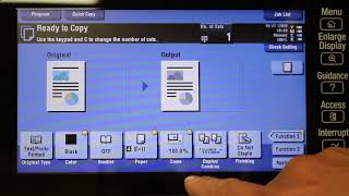 How to set default settings on Konica Copiers Scan and Copy [upl. by Cade468]