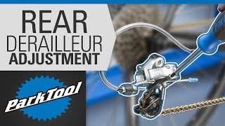 How to Adjust a Rear Derailleur – Limit Screws amp Indexing [upl. by Islean]