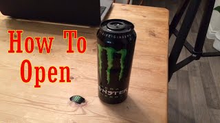 Open Monster Energy Drink Can [upl. by Roon]