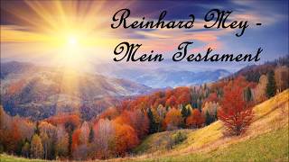 Reinhard Mey  Mein Testament mit Text  Lyrics [upl. by Initsed754]