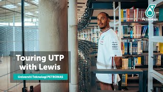 Lewis Hamilton Tours Universiti Teknologi PETRONAS [upl. by Annerahs]