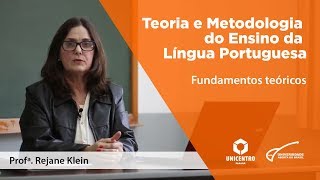 PED Fundamentos teóricos do ensino da Língua Portuguesa [upl. by Philips]