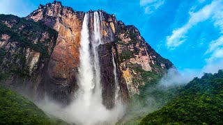 Worlds highest Waterfall  the most beautiful Angel Waterfalls of Venezuela [upl. by Meghann]