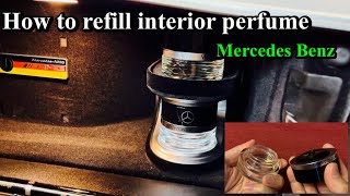 How to refill interior perfume MercedesBenz [upl. by Tybalt]