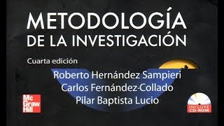 Metodología de Investigación según Sampieri [upl. by Bahr466]