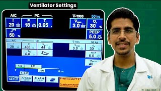 Basic Modes of Ventilator made easy VENTILATOR SETTINGS [upl. by Taimi531]