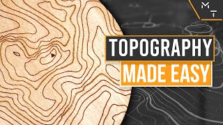 Quick amp Easy Topographic  Contour Vector Maps For Laser Cutting  How to  Tutorial [upl. by Pevzner]