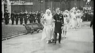 The wedding of Lord Mountbatten 1922 [upl. by Lashonda]