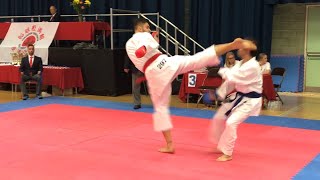 Shotokan Karate Kumite Highlights [upl. by Nageet]