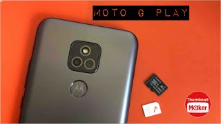 Motorola Moto G Play How to insert and remove Sim  Sd Card [upl. by Hcirteid]