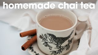 How to Make Homemade Chai Tea [upl. by Allevon408]