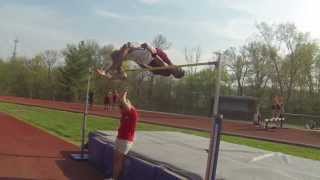 High Jump 68 slow motion  over Simone [upl. by Sulihpoeht865]