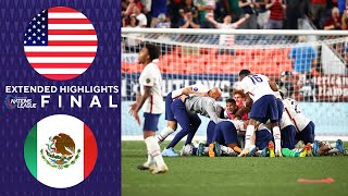 USA vs Mexico Extended Highlights  Concacaf Nations League Final  CBS Sports Golazo [upl. by Hyatt]